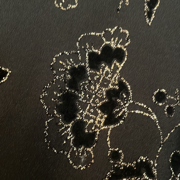 Evening jacket | size 16 | gold flower print - Picture 3 of 5